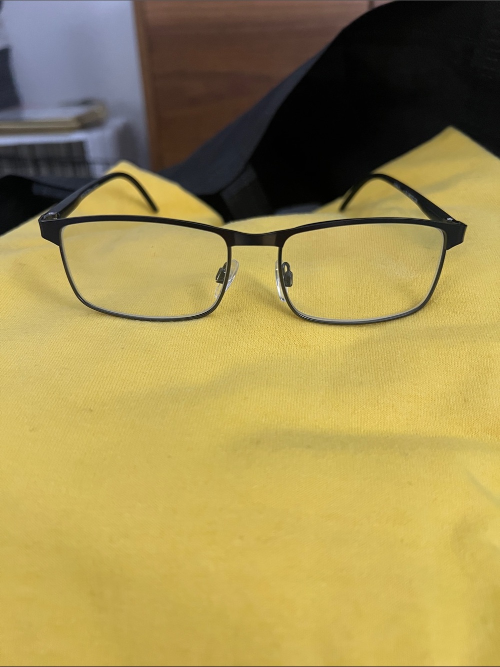 dark gunmetal finish  +1.25 magnification reading glasses ( Equate VRM1902)